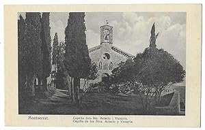 Montserrat .Capella dels Sts. Acisclo i Victoria. Eismann 1894