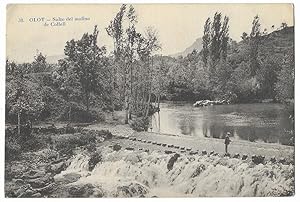 Olot. Salto del molino de Collell. Andrés Fabert 1930