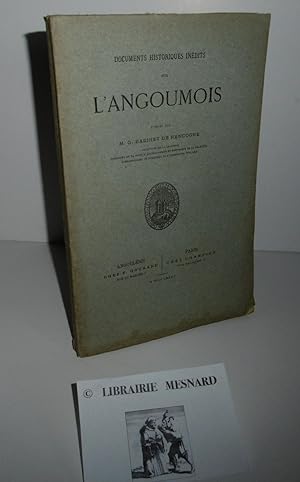 Documents historiques sur l'Angoumois publiés par Babinet de Rencogne. Angoulême, F. Goumard - Pa...