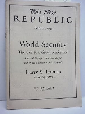 The New Republic April 30, 1945