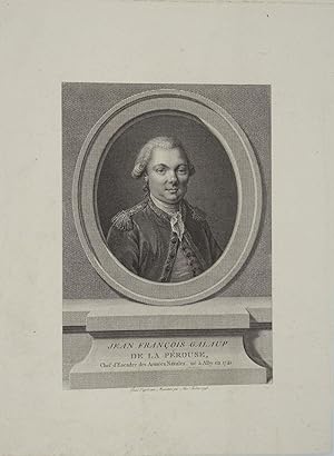 Jean Francois Galaup de la Perouse. Engraved portrait