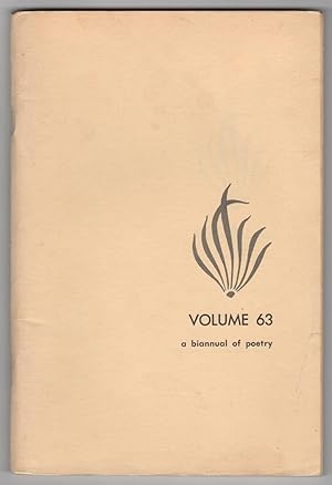 Volume 63 : A Biannual of Poetry Number 1 (December 1963) - typescript Sonnet on the Death of Pre...