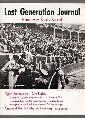 Lost Generation Journal: Hemingway Sports Special Issue