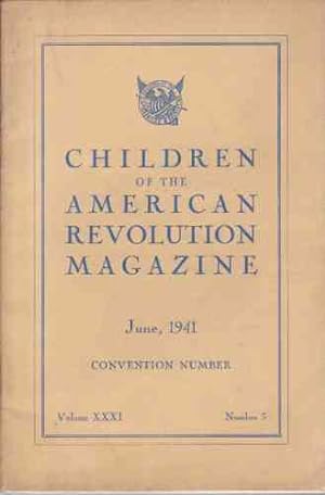 Children of the American Revolution Magazine June 1941, Sept 1941, Nov. 1941, Jan 1942