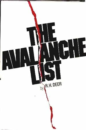 The Avalanche List Author Signed