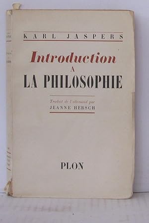 Introduction a la philosophie