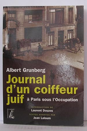 Journal d'un coiffeur juif à Paris sous l'occupation