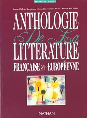 Anthologie de la littérature française et européenne