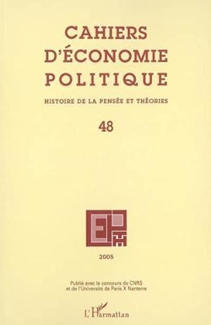 cahiers d'économie politique n.48 ; histoire de la pensée et théories