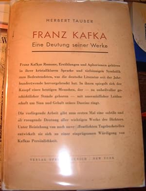 Franz Kafka. Eine Deutung seiner Werke