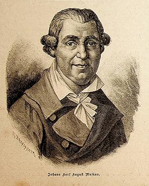 MUSÄUS, Johann Karl August Musäus (1735-1787) Schriftsteller