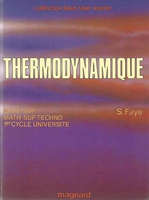 Thermodynamique - Math sup - Math sup tecno - 1er cycle université -