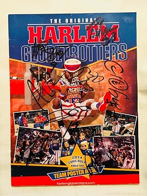 The Original Harlem Globetrotters Programme: [SIGNED by EIGHT Harlem Globetrotter Players]