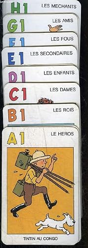 Set de cartes à jouer les 7 familles : Tintin