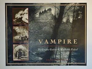 Publisher's Promotional Poster for VAMPIRE; THE COMPLETE GUIDE TO THE WORLD OF THE UNDEAD