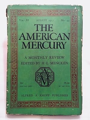 The American Mercury - A Monthly Review - Vol. XI, No. 44 [VINTAGE 1927 FIRST EDITION]
