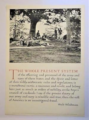 Photogravure Broadside - THE WHOLE PRESENT SYSTEM.