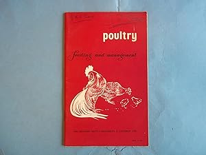 Poultry. Feeding and Management.