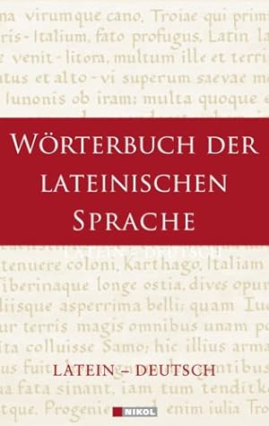 Wörterbuch der lateinischen Sprache