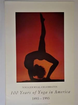Publisher's Poster - YOGA JOURNAL CELEBRATES 100 Years of Yoga in America 1893-1993