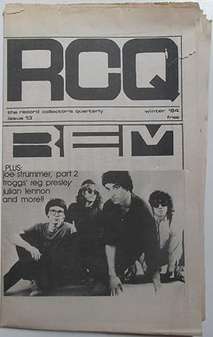 RCQ. Record Collector's Quarterly. Issue 13. Winter 1984