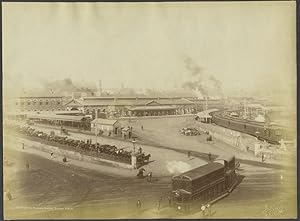 Railway Station, Redfern, Sydney. Albumen photograph