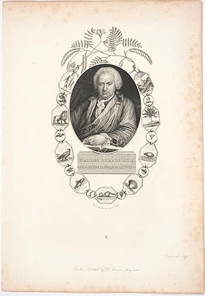 "Charles Bonnet, FRS. Author of the Contemplation of Nature". Engraved portrait