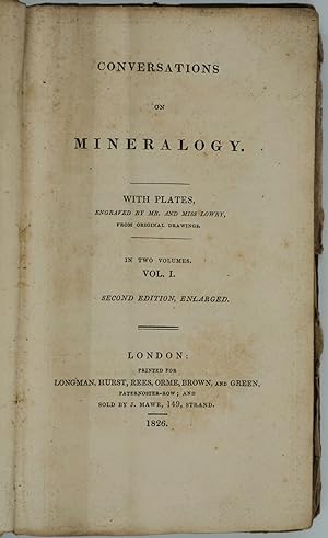 Conversations on Mineralogy. Volume I only