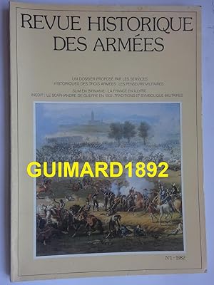 Revue historique des armées 1982 n°1