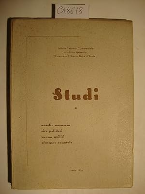 Studi di Aurelio Navarria, Ciro Polidori, Vanna Quilici e Giuseppe Zagarrio