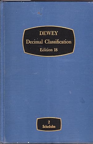 Dewey Decimal Classification and Relative Index Volume 2