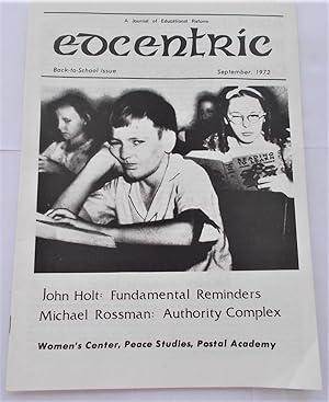 EdCentric (September 1972): A Journal of Educational Reform (Magazine)