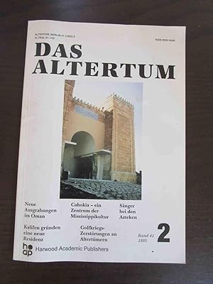 Das Altertum. Nr. 2, Band 41. - Neue Ausgrabungen im Oman.