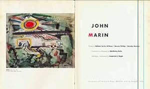 John Marin. (Signed by Peter Selz).