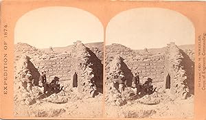 WHEELER EXPEDITION STEREOVIEW No. 43: CHARACTERISTIC RUIN OF THE PUEBLO SAN JUAN, NEW MEXICO