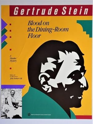 Promotional Poster: Blood on the Dining-Room Floor. A Murder Mystery