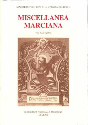 Miscellanea Marciana vol. XVII (2002)
