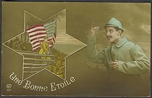 "Une Bonne Etoile", postcard from French Base hospital WWI