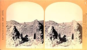 WHEELER EXPEDITION STEREOVIEW No. 43: CHARACTERISTIC RUIN OF THE PUEBLO SAN JUAN, NEW MEXICO
