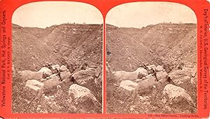 U.S. GEOLOGICAL SURVEY OF THE TERRITORIES STEREOVIEW No. 121: BOX ELDER CANON, LOOKING DOWN