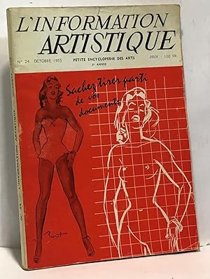 L'information artistique - petite encyclopédie des arts n°24 octobre 1955 - sachez tirer parti de...