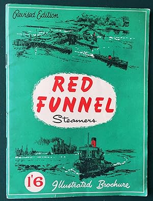 Red Funnel Steamers. Illustrated Brochure