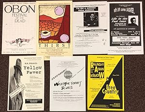 [Posters for seven different plays]