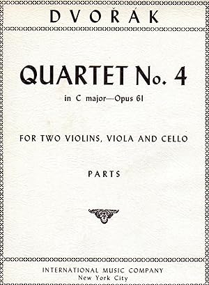 [String] Quartet No. 4 in C Major, Opus 61 [SET of FOUR PARTS]