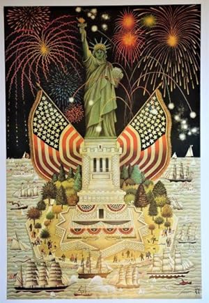 1886-1986 Statue of Liberty Centennial Celebration Poster