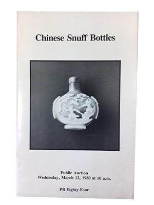 Chinese Snuff Bottles: Property of Various Owners including a Florida Private Collector