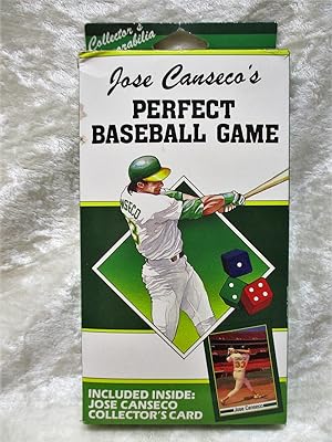 JOSE CANSECO'S PERFECT GAME The Complete Dice Game in its Original Box
