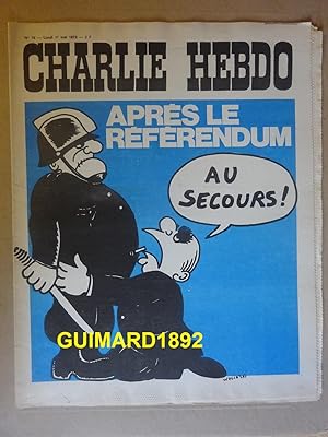 Charlie Hebdo n°76 1er mai 1972 Après le référendum Au secours