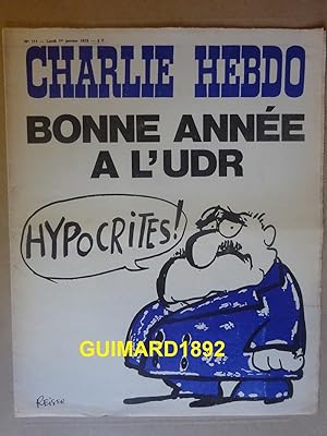 Charlie Hebdo n°111 1er janvier 1973 Bonne année à l'UDR