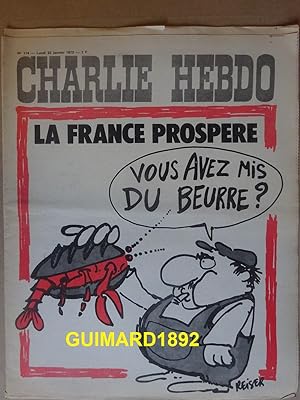 Charlie Hebdo n°114 22 janvier 1973 La France prospère